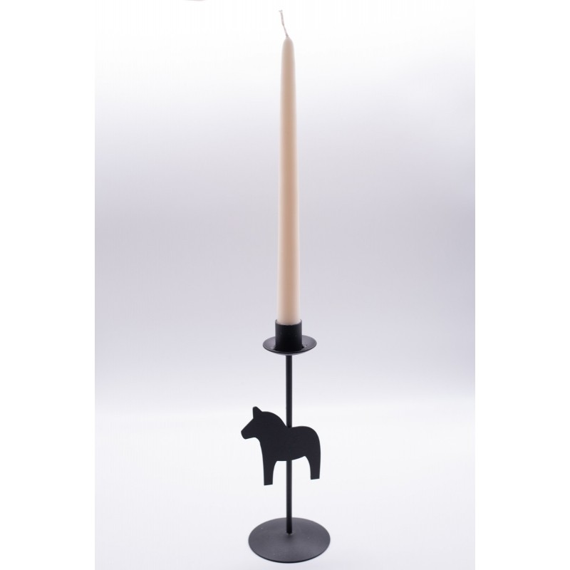 Kerzenständer Hestur, schwarz 23cm