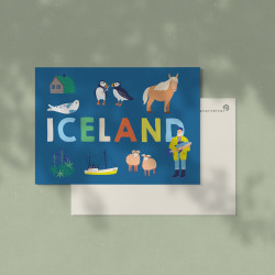 Naturtölter Postkarte "Iceland"