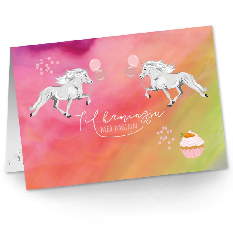 Equisigned Geschenkkarte ,,Unicorn Birthday"