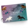Equisigned Geschenkkarte ,,Horsecolor Birthday"